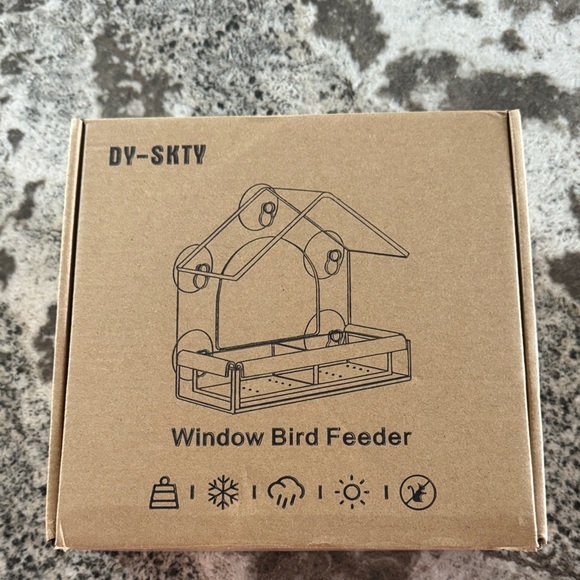 Other - Brand new in box!! Transparent Window Bird Feeder